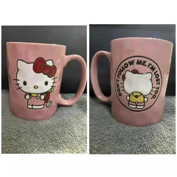 Hello kitty don’t follow me I’m lost too cup - Picture 1 of 4